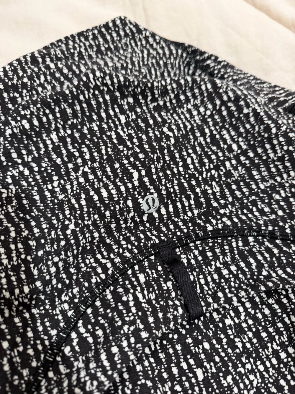Lululemon Define Jacket Black & White Textured (Size 8)